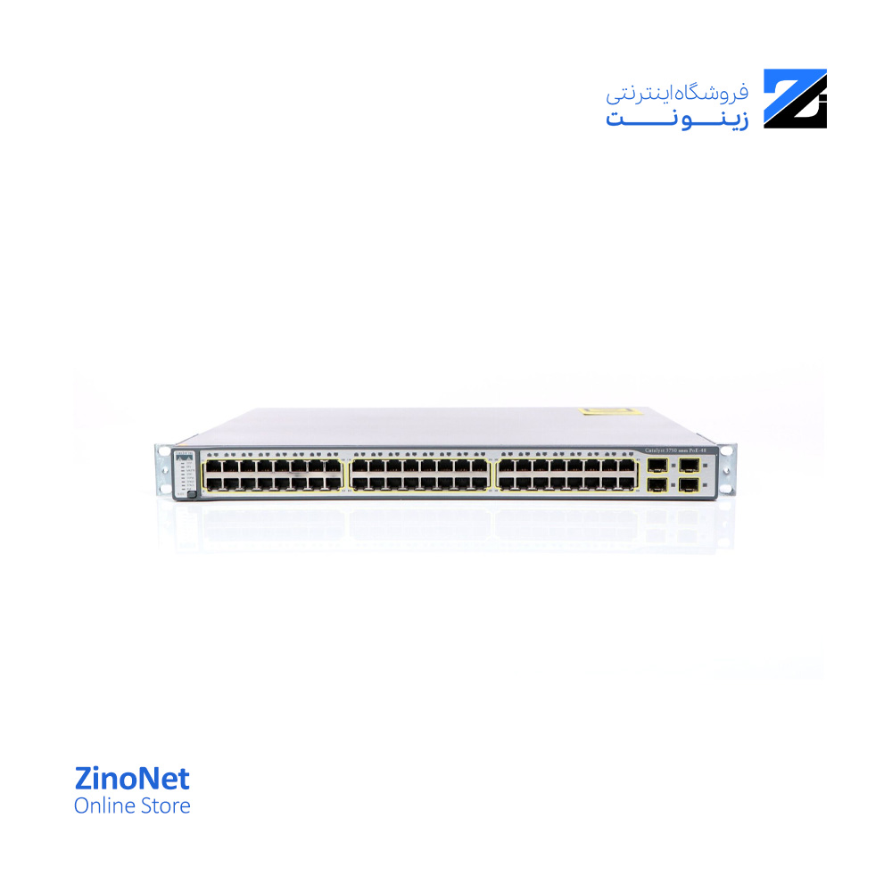 سوئیچ سیسکو مدل WS-C3750-48PS-S