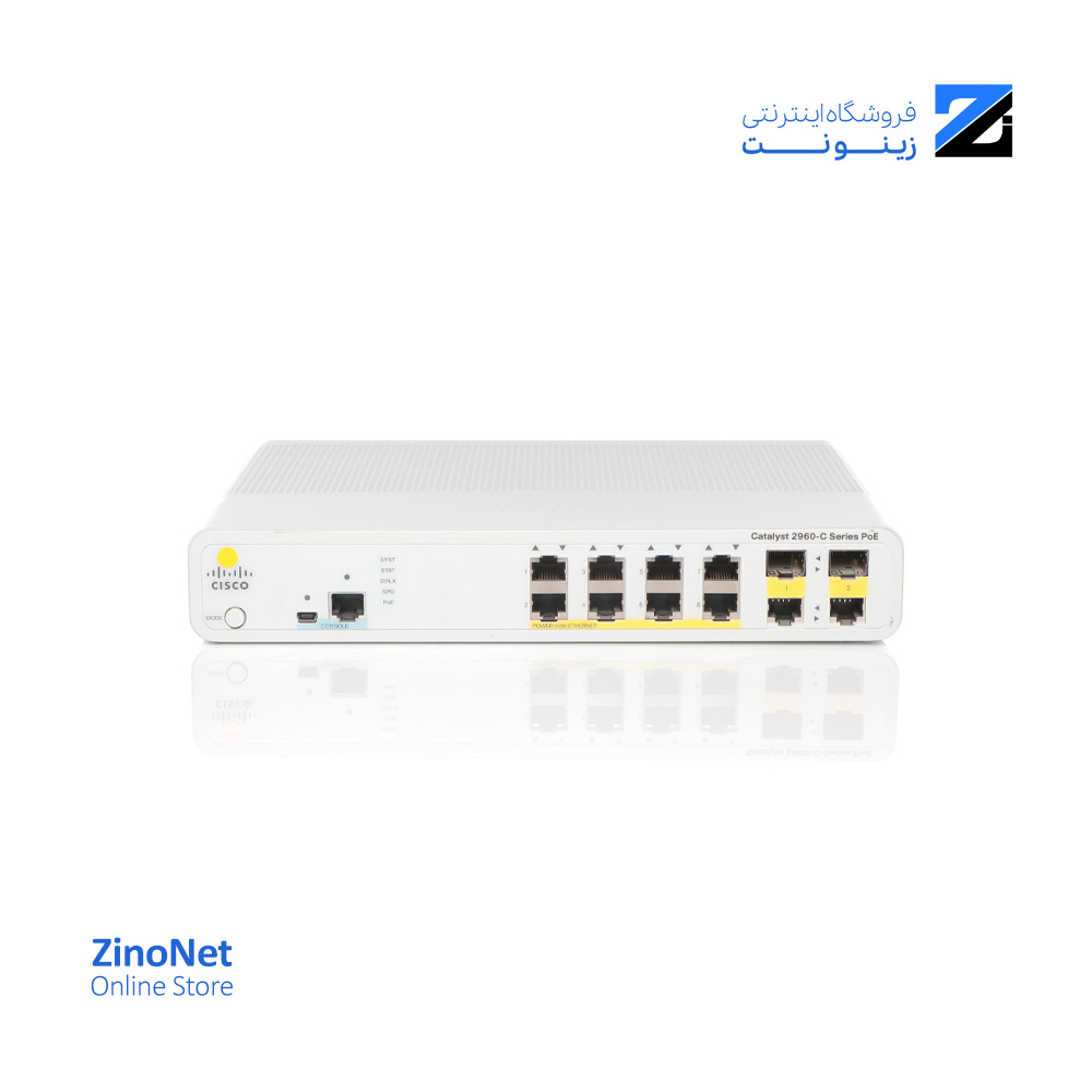 سوئیچ سیسکو مدل WS-C2960C-8PC-L