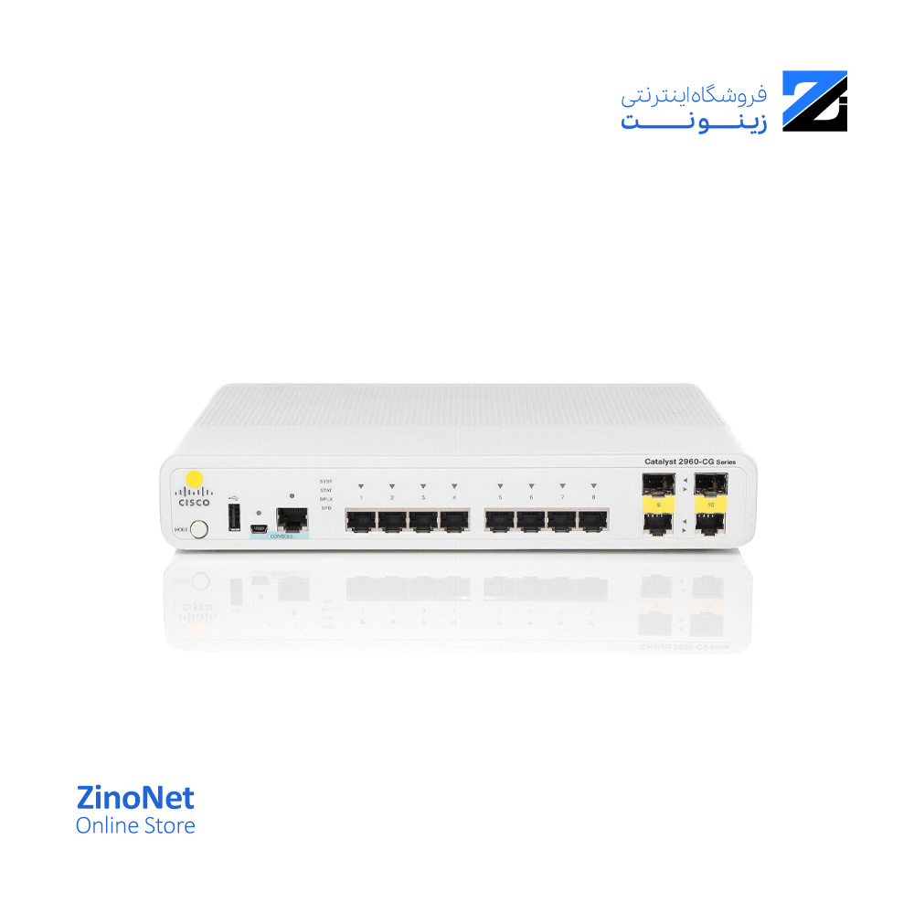 سوئیچ سیسکو مدل WS-C2960CG-8TC-L