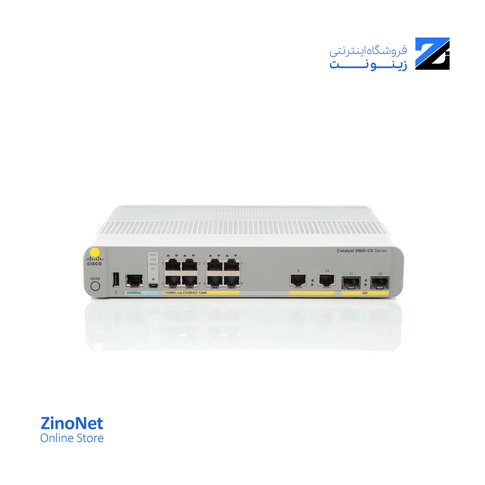 سوئیچ سیسکو مدل WS-C2960CX-8PC-L