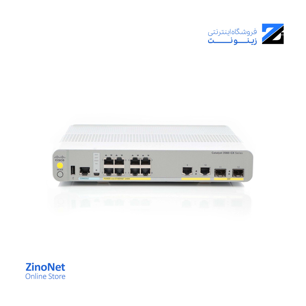 سوئیچ سیسکو مدل WS-C3560CX-8PC-S